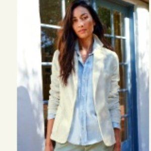 Frank & Eileen Dublin Cream Denim Blazer